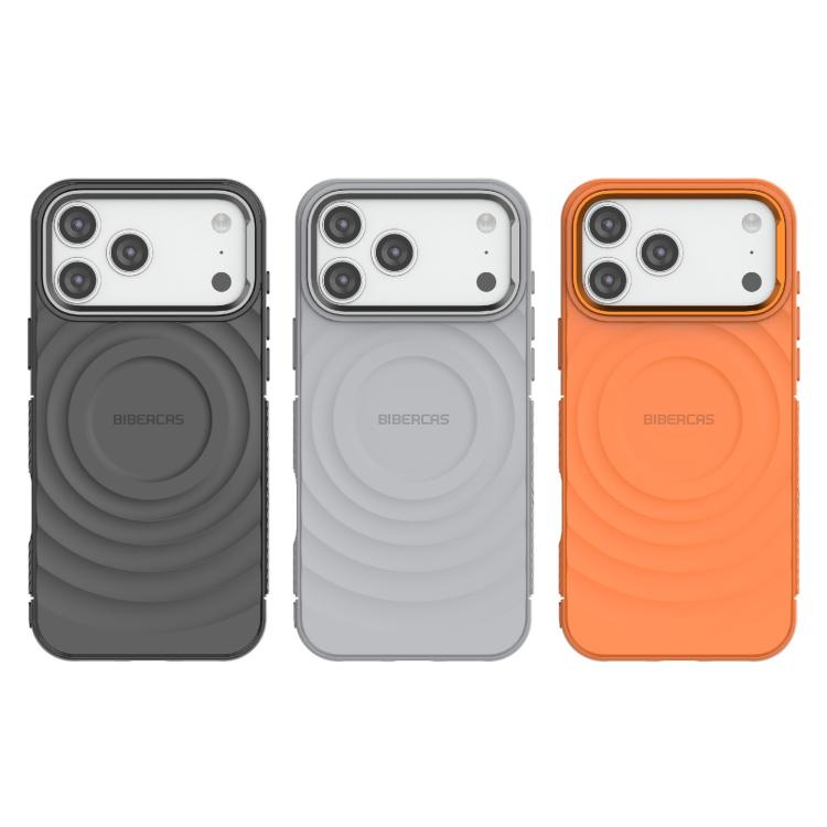 BIBERCAS Wave Texture Magnetische TPU Handyhülle, Für iPhone 17 Pro Max