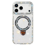 Strass-Glitzer-Kickstand-Doppelseitige IMD-Handyhülle, Für iPhone 17 Pro Max, Für iPhone 17 Pro, Für iPhone 17, Für iPhone Air, Für iPhone 16 Pro Max, Für iPhone 16 Pro, Für iPhone 16 Plus, Für iPhone 16