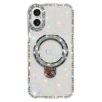 Strass-Glitzer-Kickstand-Doppelseitige IMD-Handyhülle, Für iPhone 17 Pro Max, Für iPhone 17 Pro, Für iPhone 17, Für iPhone Air, Für iPhone 16 Pro Max, Für iPhone 16 Pro, Für iPhone 16 Plus, Für iPhone 16