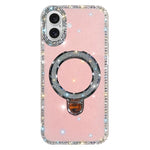 Strass-Glitzer-Kickstand-Doppelseitige IMD-Handyhülle, Für iPhone 17 Pro Max, Für iPhone 17 Pro, Für iPhone 17, Für iPhone Air, Für iPhone 16 Pro Max, Für iPhone 16 Pro, Für iPhone 16 Plus, Für iPhone 16