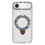 Strass-Glitzer-Kickstand-Doppelseitige IMD-Handyhülle, Für iPhone 17 Pro Max, Für iPhone 17 Pro, Für iPhone 17, Für iPhone Air, Für iPhone 16 Pro Max, Für iPhone 16 Pro, Für iPhone 16 Plus, Für iPhone 16