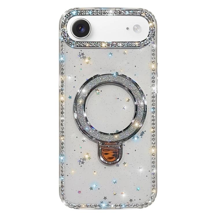 Strass-Glitzer-Kickstand-Doppelseitige IMD-Handyhülle, Für iPhone 17 Pro Max, Für iPhone 17 Pro, Für iPhone 17, Für iPhone Air, Für iPhone 16 Pro Max, Für iPhone 16 Pro, Für iPhone 16 Plus, Für iPhone 16