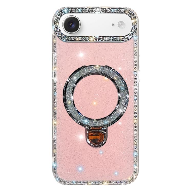 Strass-Glitzer-Kickstand-Doppelseitige IMD-Handyhülle, Für iPhone 17 Pro Max, Für iPhone 17 Pro, Für iPhone 17, Für iPhone Air, Für iPhone 16 Pro Max, Für iPhone 16 Pro, Für iPhone 16 Plus, Für iPhone 16