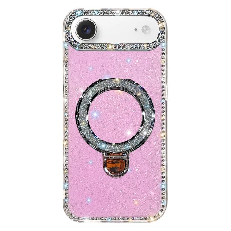 Strass-Glitzer-Kickstand-Doppelseitige IMD-Handyhülle, Für iPhone 17 Pro Max, Für iPhone 17 Pro, Für iPhone 17, Für iPhone Air, Für iPhone 16 Pro Max, Für iPhone 16 Pro, Für iPhone 16 Plus, Für iPhone 16