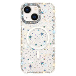 Rhinestone beidseitige IMD PC Hybrid TPU Magnetische Handyhülle, für iPhone 13