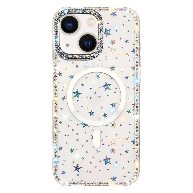 Rhinestone beidseitige IMD PC Hybrid TPU Magnetische Handyhülle, für iPhone 13