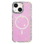 Rhinestone beidseitige IMD PC Hybrid TPU Magnetische Handyhülle, für iPhone 13
