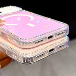 Rhinestone beidseitige IMD PC Hybrid TPU Magnetische Handyhülle, für iPhone 13