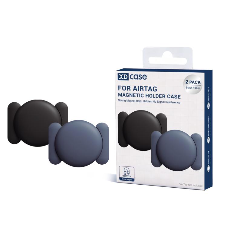 XDcase 2er Pack Magnetische Anti-Verlust Silikon Schutzhülle, Magnetisches Hüllen-Set