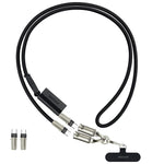 MOCOME W3 Type-C zu Type-C Multifunktionales Ladekabel Verstellbare Umhängeleine für Telefon
