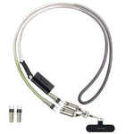 MOCOME W3 Type-C zu Type-C Multifunktionales Ladekabel Verstellbare Umhängeleine für Telefon