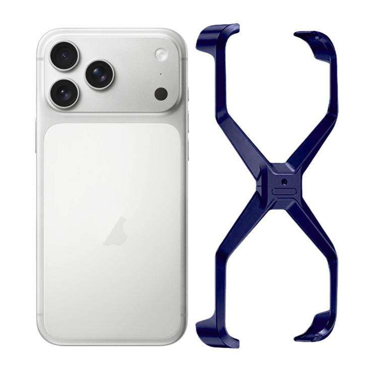 Rahmenlose X-förmige Metall-Handyhülle, Für iPhone 17 Pro Max, Für iPhone 17 Pro