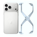 Rahmenlose X-förmige Metall-Handyhülle, Für iPhone 17 Pro Max, Für iPhone 17 Pro