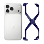 Rahmenlose X-förmige Metall-Handyhülle, Für iPhone 17 Pro Max, Für iPhone 17 Pro