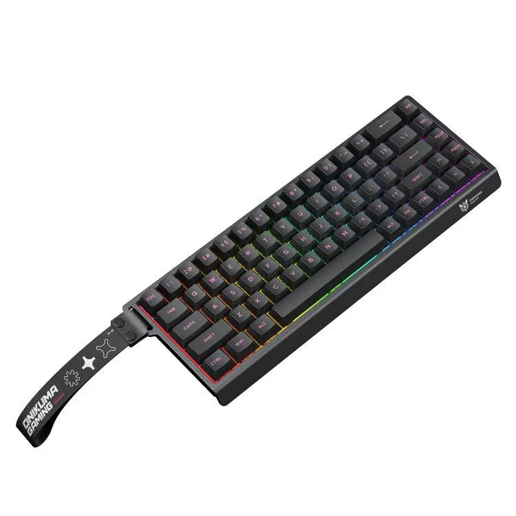 ONIKUMA MT603 68 Tasten RGB Gaming-Tastatur mit magnetischen Schaltern und Tri-Mode, MT603