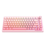 ONIKUMA MT707 82 Tasten RGB Tri-Modus Mechanische Gaming-Tastatur