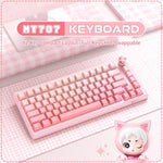 ONIKUMA MT707 82 Tasten RGB Tri-Modus Mechanische Gaming-Tastatur