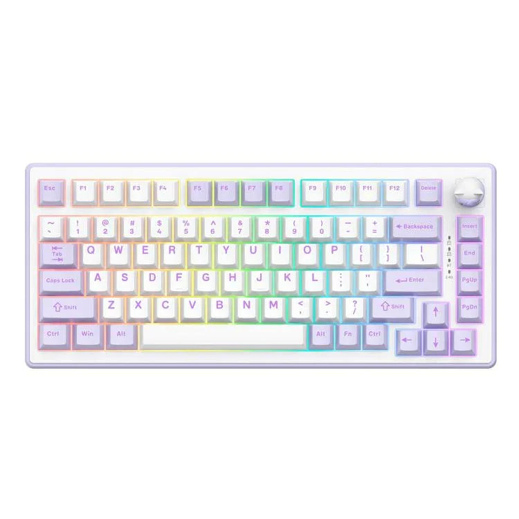 ONIKUMA MT707 82 Tasten RGB Tri-Modus Mechanische Gaming-Tastatur