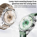 xDfind Braid Nylon Hybrid Silicone Watch Band, For Huawei Watch GT 6 / 5 / 4 / 3 46mm
