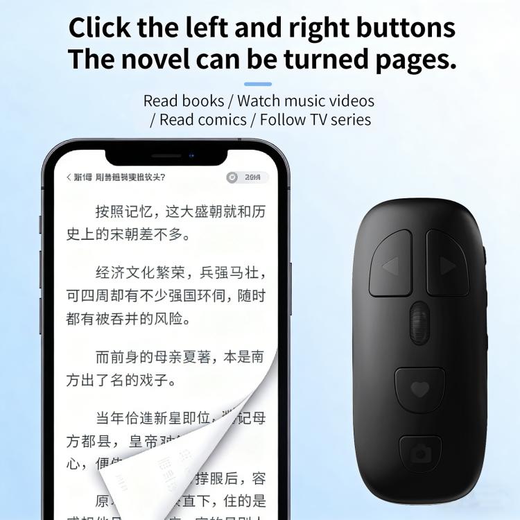 KR-06 Multifunktionale Rollrad Telefon Bluetooth Fernbedienung