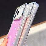 Strassstein beidseitige IMD PC Hybrid TPU-Handyhülle, Für iPhone 15 Pro Max, Für iPhone 15 Pro, Für iPhone 15, Für iPhone 14, Für iPhone 14 Pro, Für iPhone 14 Pro Max, Für iPhone 13 Pro Max, Für iPhone 13 Pro