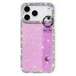 Strass Glitzer Armband Halter Handyhülle, Für iPhone 17 Pro, Für iPhone 17, Für iPhone Air, Für iPhone 16 Pro Max, Für iPhone 16 Pro, Für iPhone 16 Plus, Für iPhone 16, Für iPhone 15 Pro Max