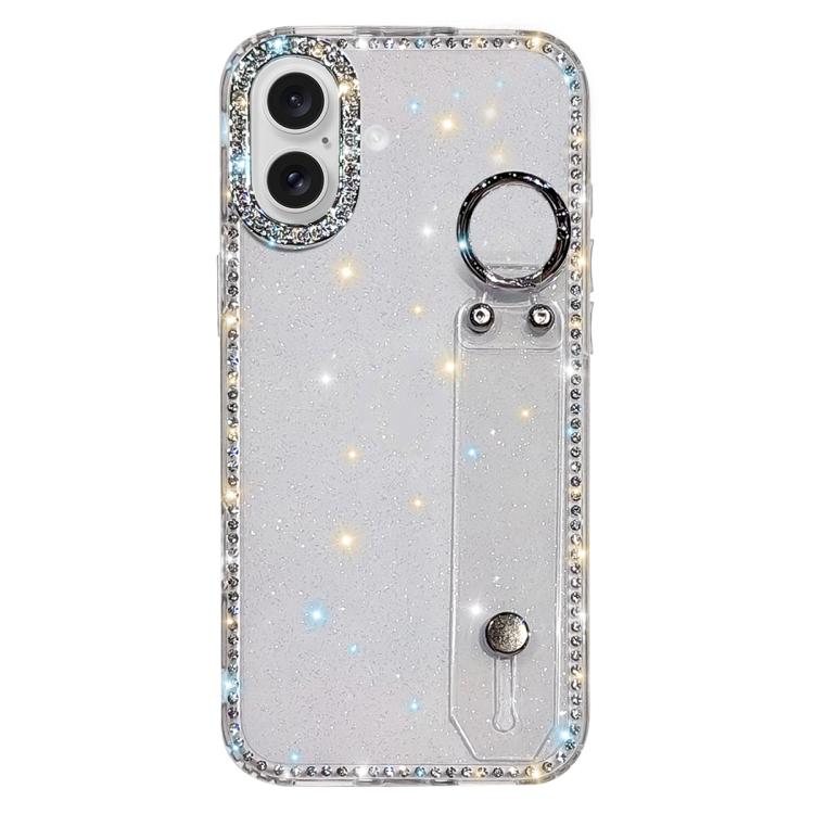 Strass Glitzer Armband Halter Handyhülle, Für iPhone 17 Pro, Für iPhone 17, Für iPhone Air, Für iPhone 16 Pro Max, Für iPhone 16 Pro, Für iPhone 16 Plus, Für iPhone 16, Für iPhone 15 Pro Max