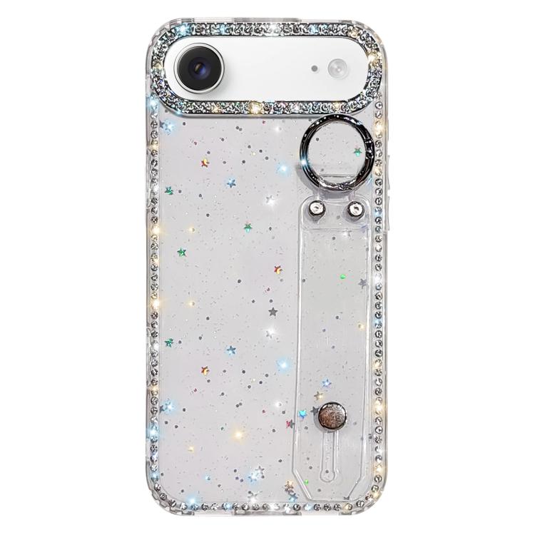 Strass Glitzer Armband Halter Handyhülle, Für iPhone 17 Pro, Für iPhone 17, Für iPhone Air, Für iPhone 16 Pro Max, Für iPhone 16 Pro, Für iPhone 16 Plus, Für iPhone 16, Für iPhone 15 Pro Max