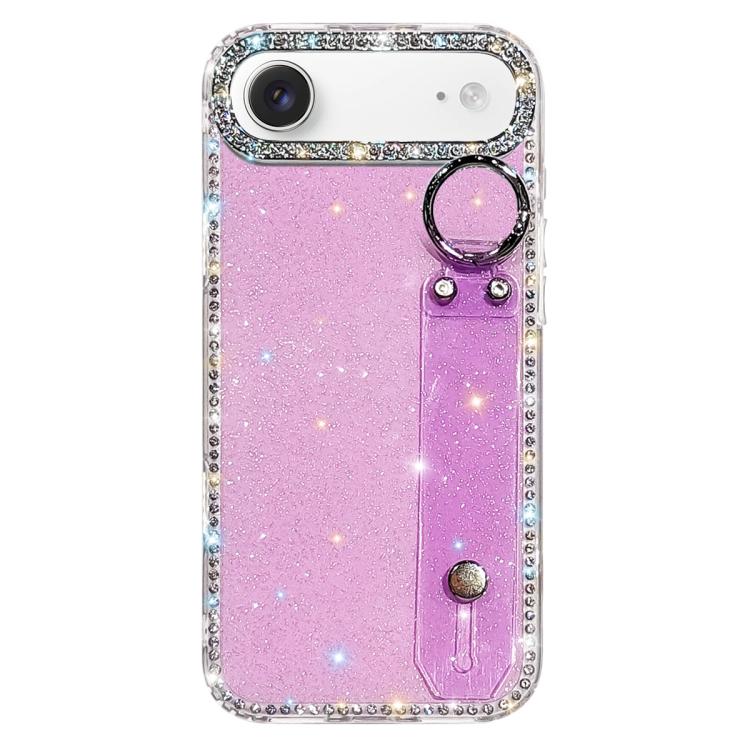 Strass Glitzer Armband Halter Handyhülle, Für iPhone 17 Pro, Für iPhone 17, Für iPhone Air, Für iPhone 16 Pro Max, Für iPhone 16 Pro, Für iPhone 16 Plus, Für iPhone 16, Für iPhone 15 Pro Max