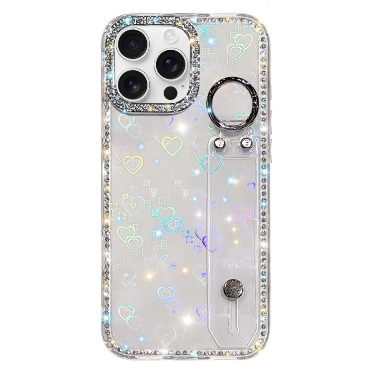 Strass Glitzer Armband Halter Handyhülle, Für iPhone 17 Pro, Für iPhone 17, Für iPhone Air, Für iPhone 16 Pro Max, Für iPhone 16 Pro, Für iPhone 16 Plus, Für iPhone 16, Für iPhone 15 Pro Max