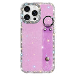 Strass Glitzer Armband Halter Handyhülle, Für iPhone 17 Pro, Für iPhone 17, Für iPhone Air, Für iPhone 16 Pro Max, Für iPhone 16 Pro, Für iPhone 16 Plus, Für iPhone 16, Für iPhone 15 Pro Max