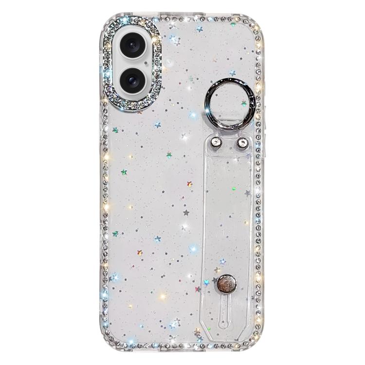 Strass Glitzer Armband Halter Handyhülle, Für iPhone 17 Pro, Für iPhone 17, Für iPhone Air, Für iPhone 16 Pro Max, Für iPhone 16 Pro, Für iPhone 16 Plus, Für iPhone 16, Für iPhone 15 Pro Max