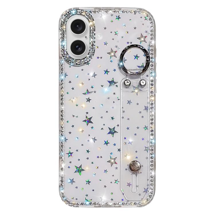 Strass Glitzer Armband Halter Handyhülle, Für iPhone 17 Pro, Für iPhone 17, Für iPhone Air, Für iPhone 16 Pro Max, Für iPhone 16 Pro, Für iPhone 16 Plus, Für iPhone 16, Für iPhone 15 Pro Max