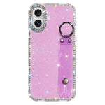 Strass Glitzer Armband Halter Handyhülle, Für iPhone 17 Pro, Für iPhone 17, Für iPhone Air, Für iPhone 16 Pro Max, Für iPhone 16 Pro, Für iPhone 16 Plus, Für iPhone 16, Für iPhone 15 Pro Max