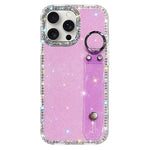 Strass Glitzer Armband Halter Handyhülle, Für iPhone 17 Pro, Für iPhone 17, Für iPhone Air, Für iPhone 16 Pro Max, Für iPhone 16 Pro, Für iPhone 16 Plus, Für iPhone 16, Für iPhone 15 Pro Max