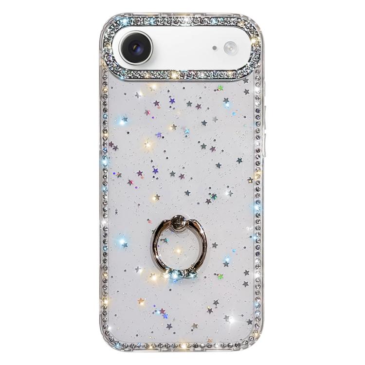 Strassstein Ringhalter beidseitige IMD PC Hybrid TPU-Handyhülle, Für iPhone 17 Pro Max, Für iPhone 17 Pro, Für iPhone 17, Für iPhone Air, Für iPhone 16 Pro Max, Für iPhone 16 Pro, Für iPhone 16 Plus, Für iPhone 16