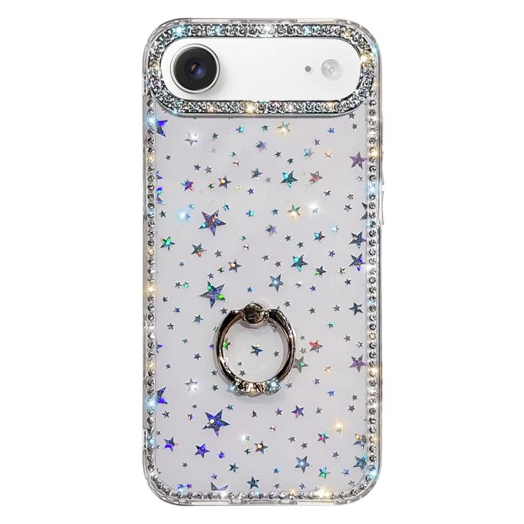 Strassstein Ringhalter beidseitige IMD PC Hybrid TPU-Handyhülle, Für iPhone 17 Pro Max, Für iPhone 17 Pro, Für iPhone 17, Für iPhone Air, Für iPhone 16 Pro Max, Für iPhone 16 Pro, Für iPhone 16 Plus, Für iPhone 16