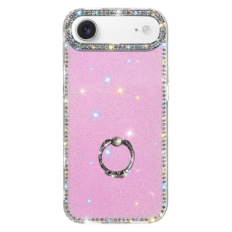 Strassstein Ringhalter beidseitige IMD PC Hybrid TPU-Handyhülle, Für iPhone 17 Pro Max, Für iPhone 17 Pro, Für iPhone 17, Für iPhone Air, Für iPhone 16 Pro Max, Für iPhone 16 Pro, Für iPhone 16 Plus, Für iPhone 16