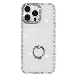 Strassstein Ringhalter beidseitige IMD PC Hybrid TPU-Handyhülle, Für iPhone 17 Pro Max, Für iPhone 17 Pro, Für iPhone 17, Für iPhone Air, Für iPhone 16 Pro Max, Für iPhone 16 Pro, Für iPhone 16 Plus, Für iPhone 16