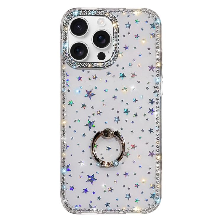 Strassstein Ringhalter beidseitige IMD PC Hybrid TPU-Handyhülle, Für iPhone 17 Pro Max, Für iPhone 17 Pro, Für iPhone 17, Für iPhone Air, Für iPhone 16 Pro Max, Für iPhone 16 Pro, Für iPhone 16 Plus, Für iPhone 16