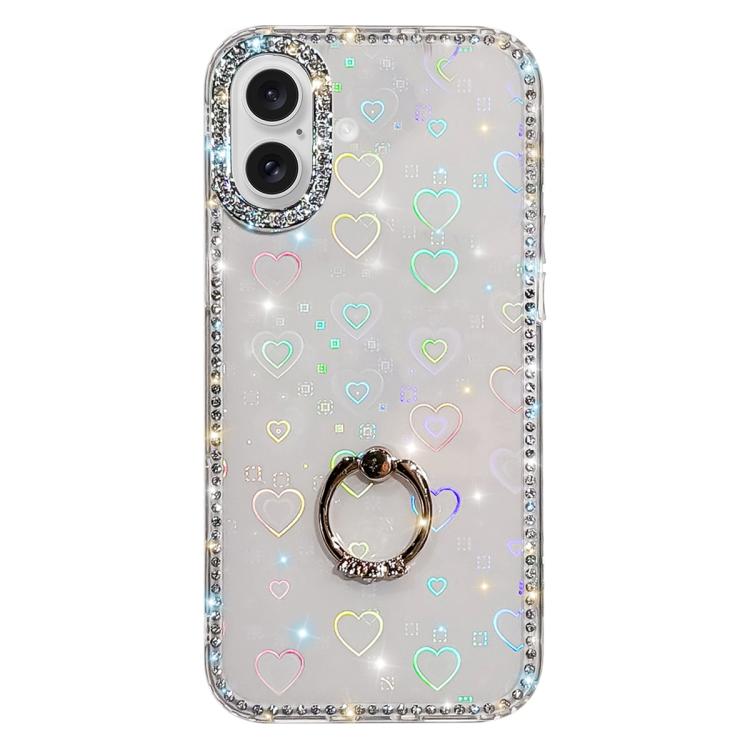 Strassstein Ringhalter beidseitige IMD PC Hybrid TPU-Handyhülle, Für iPhone 17 Pro Max, Für iPhone 17 Pro, Für iPhone 17, Für iPhone Air, Für iPhone 16 Pro Max, Für iPhone 16 Pro, Für iPhone 16 Plus, Für iPhone 16