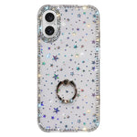 Strassstein Ringhalter beidseitige IMD PC Hybrid TPU-Handyhülle, Für iPhone 17 Pro Max, Für iPhone 17 Pro, Für iPhone 17, Für iPhone Air, Für iPhone 16 Pro Max, Für iPhone 16 Pro, Für iPhone 16 Plus, Für iPhone 16