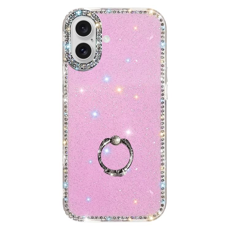 Strassstein Ringhalter beidseitige IMD PC Hybrid TPU-Handyhülle, Für iPhone 17 Pro Max, Für iPhone 17 Pro, Für iPhone 17, Für iPhone Air, Für iPhone 16 Pro Max, Für iPhone 16 Pro, Für iPhone 16 Plus, Für iPhone 16
