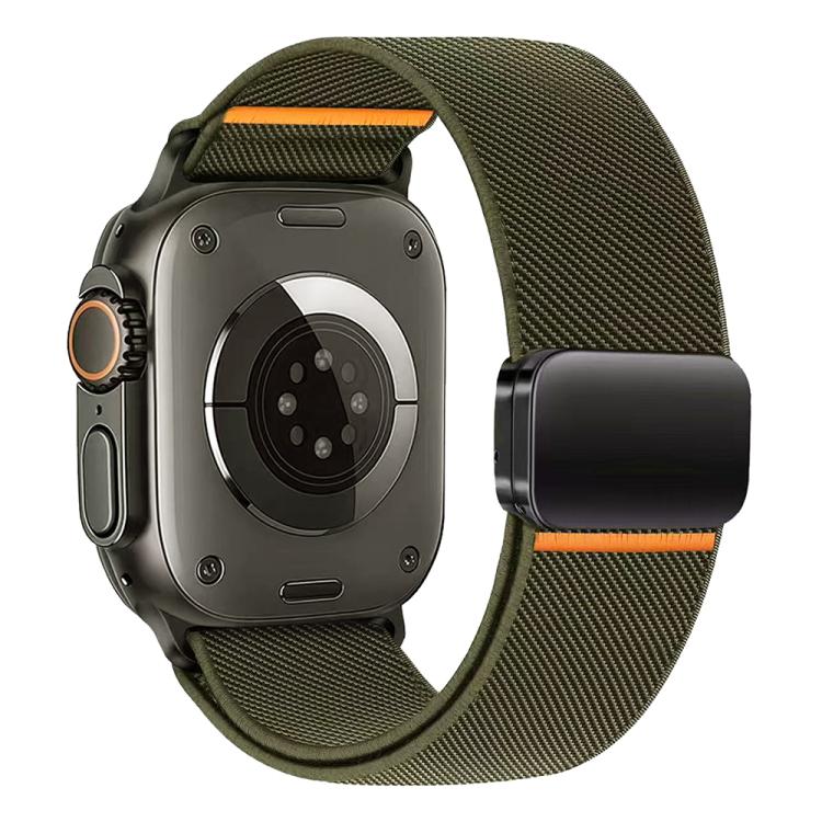 xDfind Elastic Nylon Magnetic Buckle Watch Band, For Apple Watch 42 / 44 / 45 / 46 / 49mm, For Apple Watch 38 / 40 / 41 / S11 42mm
