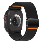 xDfind Elastisches Nylon Magnetverschluss-Armband, Für Apple Watch 42 / 44 / 45 / 46 / 49mm, Für Apple Watch 38 / 40 / 41 / S11 42mm