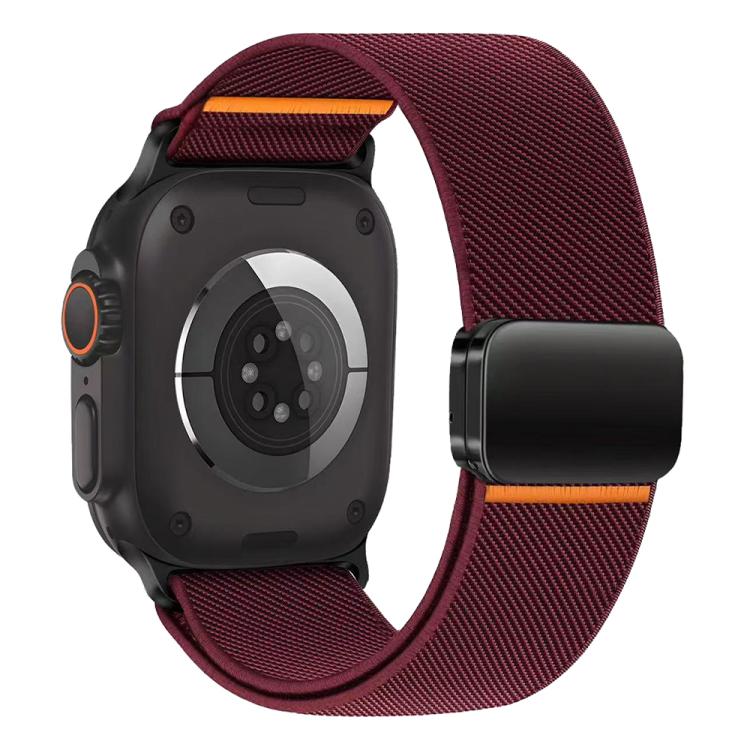 xDfind Elastisches Nylon Magnetverschluss-Armband, Für Apple Watch 42 / 44 / 45 / 46 / 49mm, Für Apple Watch 38 / 40 / 41 / S11 42mm