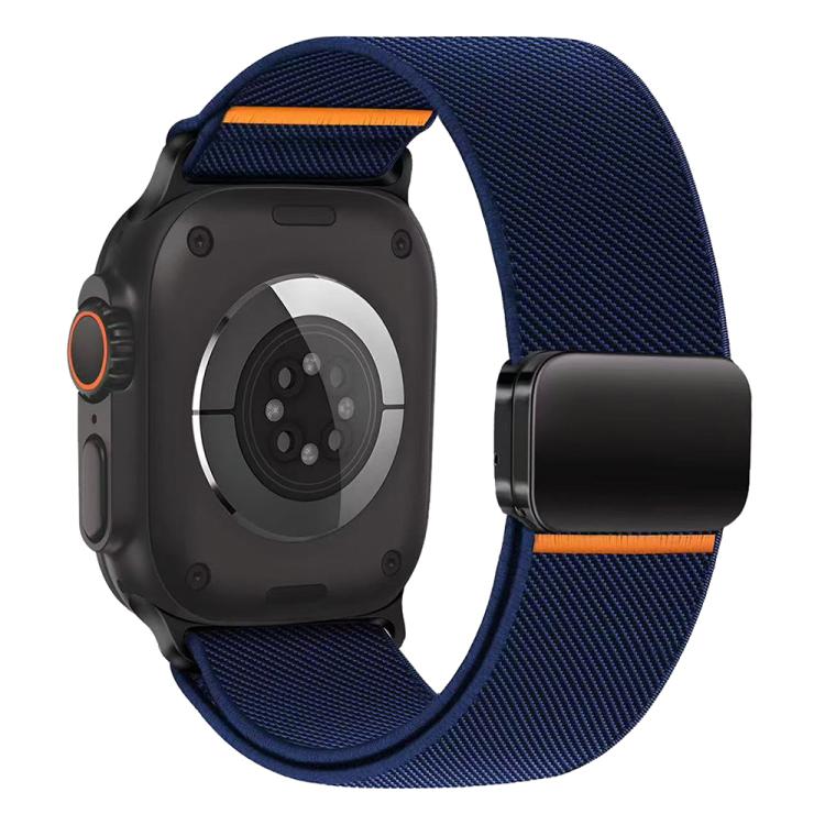 xDfind Elastisches Nylon Magnetverschluss-Armband, Für Apple Watch 42 / 44 / 45 / 46 / 49mm, Für Apple Watch 38 / 40 / 41 / S11 42mm