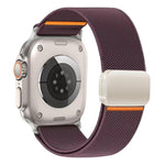 xDfind Elastisches Nylon Magnetverschluss-Armband, Für Apple Watch 42 / 44 / 45 / 46 / 49mm, Für Apple Watch 38 / 40 / 41 / S11 42mm