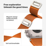 xDfind Elastisches Nylon Magnetverschluss-Armband, Für Apple Watch 42 / 44 / 45 / 46 / 49mm, Für Apple Watch 38 / 40 / 41 / S11 42mm
