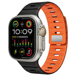 xDfind Magnetische Norman Schnalle Silikon Uhrenarmband, Für Apple Watch 42 / 44 / 45 / 46 / 49mm, Für Apple Watch 38 / 40 / 41 / S11 42mm
